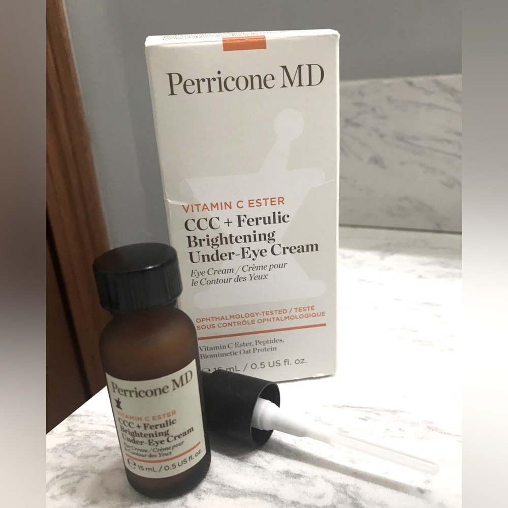 Perricone MD Vitamin C Ester CCC+ Ferulie Brightening Under Eye Cream. NIB